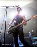 (Digital Image) Edmonton, AB: April 5, 2007: Chris Sorenson, bassist with Saosin performs at Taste of Chaos, April 5, 2007 at Sh