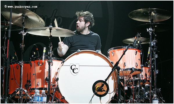 (Digital Image) Edmonton, AB: April 5, 2007: Dan Trapp, drummer with Senses Fail performs at Taste of Chaos, April 5, 2007 at Sh