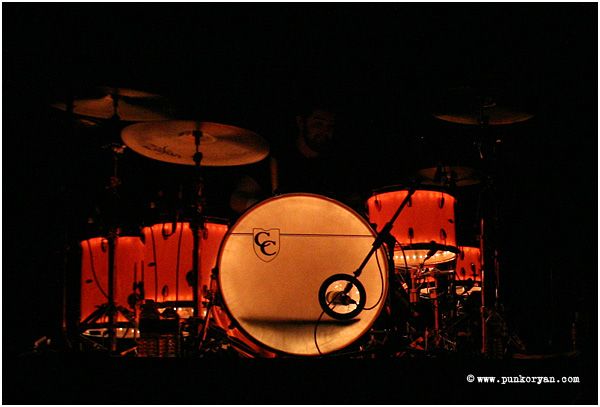 (Digital Image) Edmonton, AB: April 5, 2007: Dan Trapp, drummer with Senses Fail performs at Taste of Chaos, April 5, 2007 at Sh