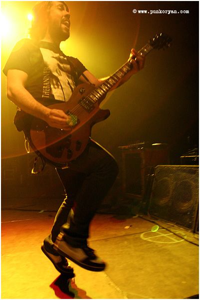 (Digital Image) Edmonton, AB: April 5, 2007: Heath Saraceno, guitarist with Senses Fail performs at Taste of Chaos, April 5, 200
