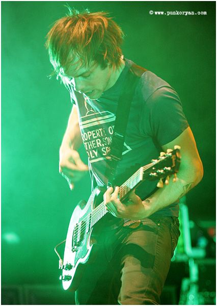 (Digital Image) Edmonton, AB: April 5, 2007:  Quinn Allman, guitarist with The Used performs at Taste of Chaos, April 5, 2007 at