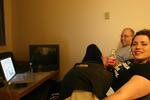 we got in at midnight and watched Southpark and drank till 2am